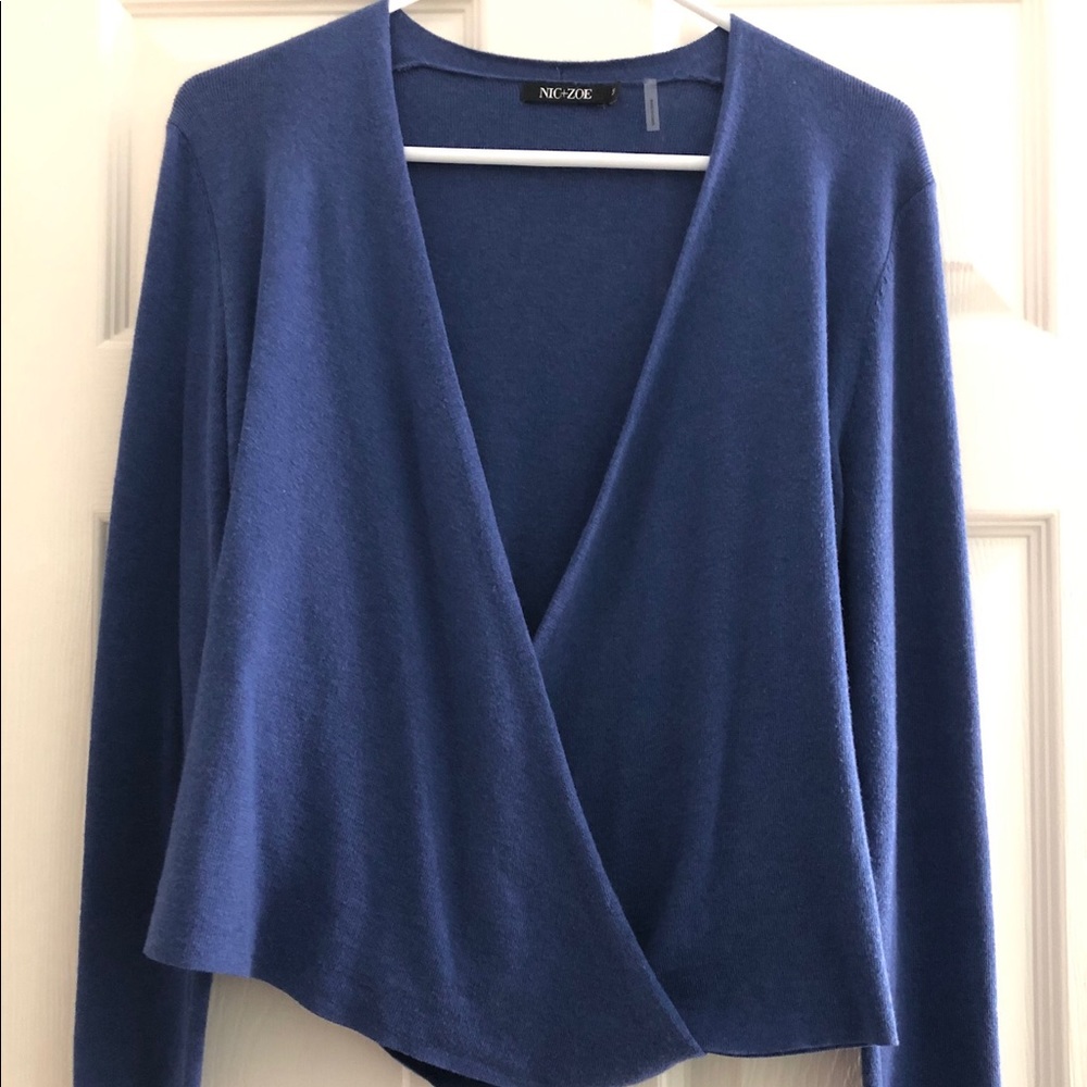 NIC + ZOE Wrap Sweater